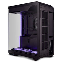 SSUPD Xhuttle ATX Mid Tower Black with Tempered Glass Side Panel and USB 3.2 Gen 2 Type-C / USB 3.2 Gen 1 Type-A Front Panel