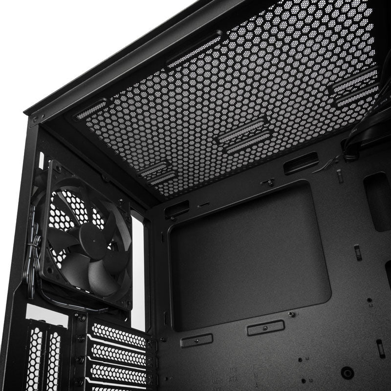 Silverstone SETA A1 ATX Mid Tower Silver / Black with Tempered Glass Side Panel, USB 3.2 Gen 2 Type-C, USB 3.2 Gen 1 Type-A