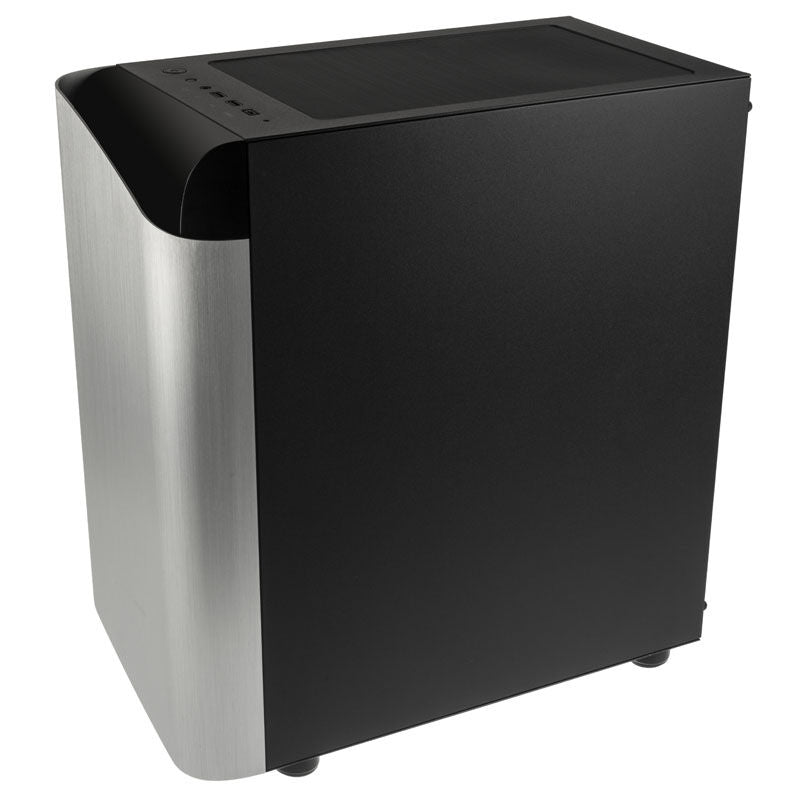 Silverstone SETA A1 ATX Mid Tower Silver / Black with Tempered Glass Side Panel, USB 3.2 Gen 2 Type-C, USB 3.2 Gen 1 Type-A