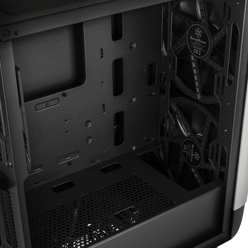 Silverstone SETA A1 ATX Mid Tower Silver / Black with Tempered Glass Side Panel, USB 3.2 Gen 2 Type-C, USB 3.2 Gen 1 Type-A