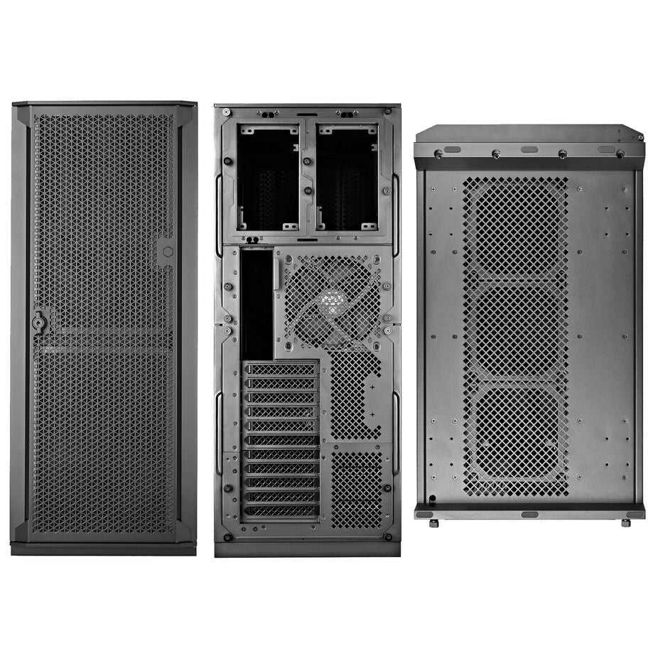 Silverstone ALTA D1 Tour ATX plein format panneau latéral en maille noire