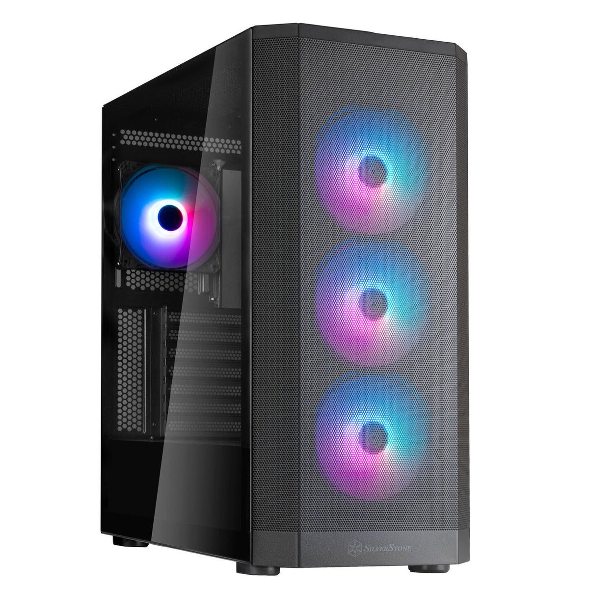 Silverstone FARA 514X Boîtier ATX moyen tour en verre trempé noir