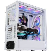 Silverstone FARA 514X ATX Mid Tower White Tempered Glass Side Panel