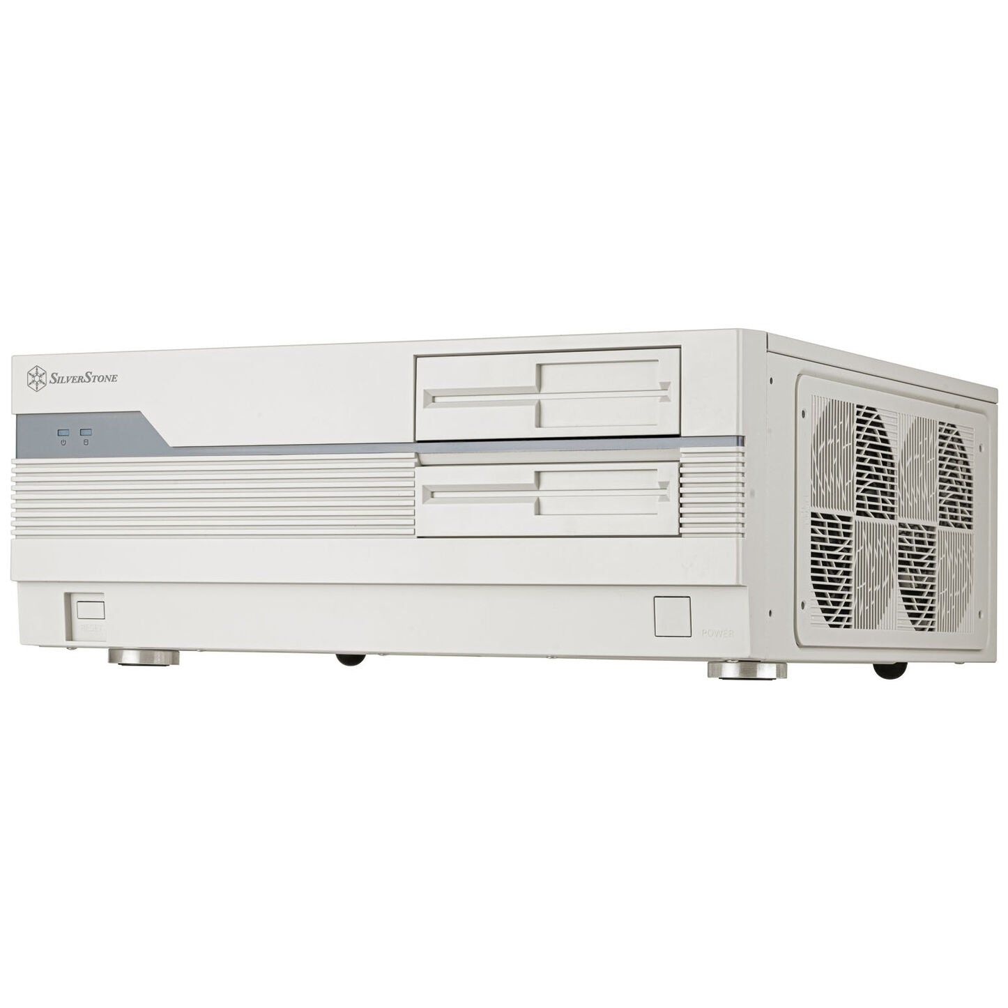 Silverstone FLP01 PC-Gehäuse, HTPC, SSI-CEB/ATX - weiß