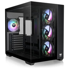 Thermaltake View 380 ARGB ATX Mid Tower Black Tinted Tempered Glass