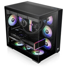 Thermaltake View 380 ARGB ATX Mid Tower Black Tinted Tempered Glass