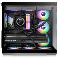 Thermaltake View 380 ARGB ATX Mid Tower Black Tinted Tempered Glass