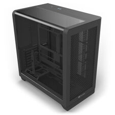 Thermaltake View 390 Air ATX Mid Tower Black with Tempered Glass Side Panel and USB 3.2 Gen 2 Type-C USB 3.2 Gen 1 Type-A