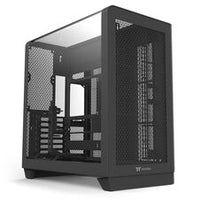 Thermaltake View 390 Air ATX Mid Tower Black with Tempered Glass Side Panel and USB 3.2 Gen 2 Type-C USB 3.2 Gen 1 Type-A