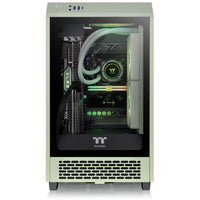 Thermaltake The Tower 200 Mini-ITX Tower Beige Tempered Glass Side Panel, USB 3.2 Gen 2 Type-C Front Panel