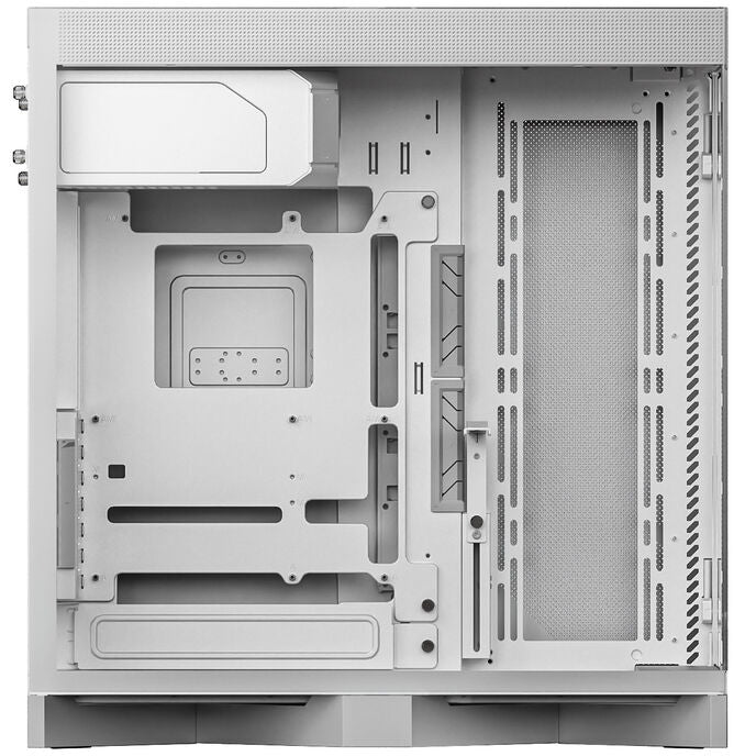 TRYX LUCA L70 White ATX PC Case Panoramic Glass with Front Panel ATX Case Bottom Mount PSU White