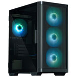 Zalman M4 MicroATX Mini Tower Black Tempered Glass Side Panel