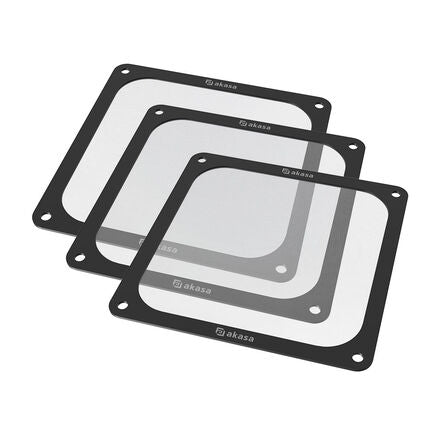 Akasa 140-mm-Staubfilter, magnetisch - 3er-Pack