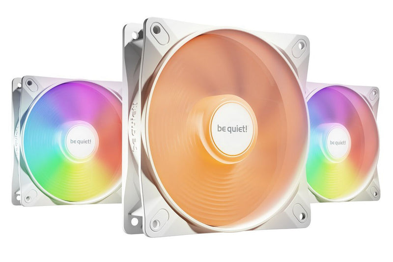 be quiet! Light Wings LX ARGB PWM High Speed Lüfter, Triple Pack - 120mm, weiß