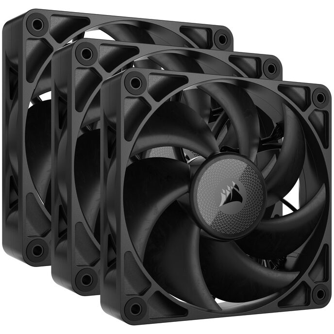 Corsair iCUE LINK RX120 MAX Starter Kit 120mm Black PWM 71.6 CFM 3-Pack