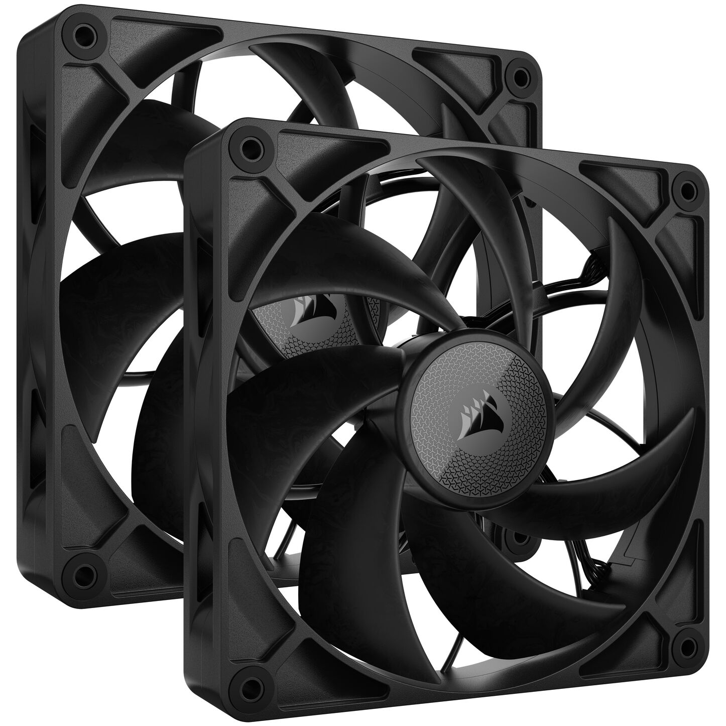 Corsair iCUE LINK RX140 MAX Series, PWM Lüfter 2er Pack - 140mm, schwarz