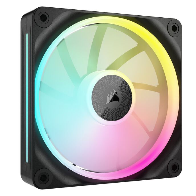 Corsair iCUE Link LX140 RGB, PWM Lüfter, 2er Pack - 140mm, schwarz