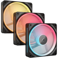 Corsair iCUE LINK LX120-R 120mm Addressable RGB PWM 70 CFM Black 3-Pack