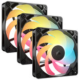 Corsair RS120-R 120 mm Noir RGB adressable PWM 65,82 CFM Pack de 3