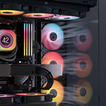 Corsair RS120-R 120 mm Noir RGB adressable PWM 65,82 CFM Pack de 3