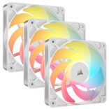 Corsair RS Series RS120-R ARGB PWM-Lüfter - 3er-Pack, 120 mm, weiß