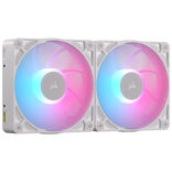 Corsair iCUE LINK RX140 MAX RGB 140mm PWM Thick Fan 2-Pack White