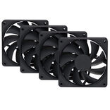 HYTE FA12 Fans Lot de 4 Pitch Black
