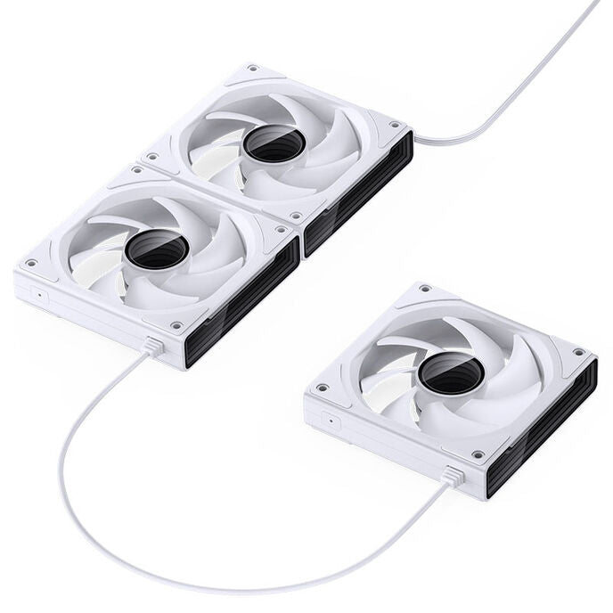 Jonsbo ZK-120W PWM Lüfter, A-RGB - 120mm, weiß, 3er-Pack