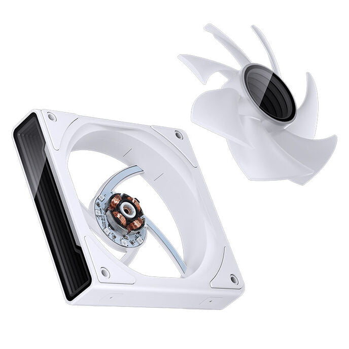 Jonsbo ZK-120W PWM Lüfter, A-RGB - 120mm, weiß, 3er-Pack