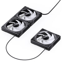 Jonsbo ZK-120B ARGB PWM Lüfter, 120mm, 3er-Pack - schwarz