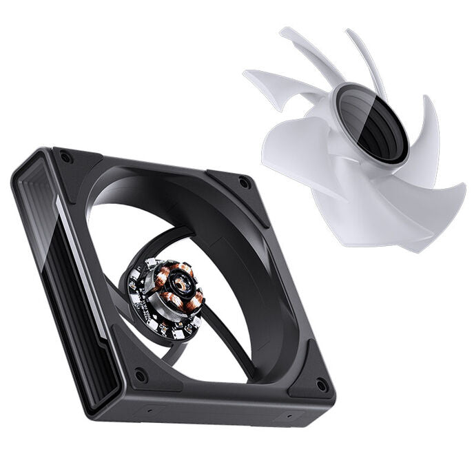 Jonsbo ZK-120B ARGB PWM Lüfter, 120mm, 3er-Pack - schwarz
