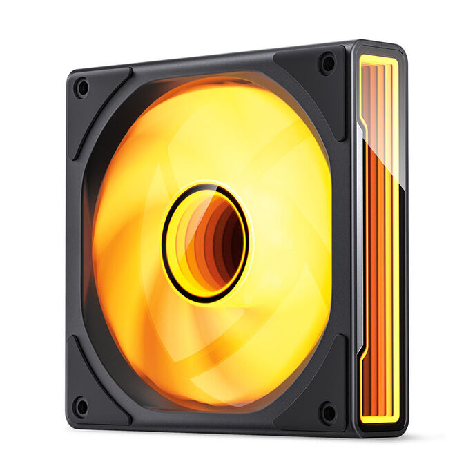 Jonsbo ZK-120BR ARGB Reverse Blade PWM Lüfter, 120mm, 3er-Pack - schwarz