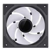 Jonsbo ZK-120BR ARGB Reverse Blade PWM Lüfter, 120mm, 3er-Pack - schwarz