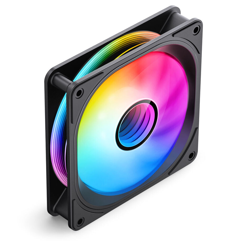 Jonsbo FR-606BR PWM Fan, Reverse, RGB - 120mm, black