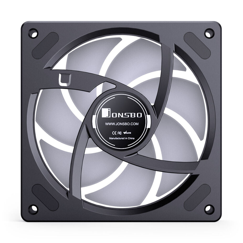 Jonsbo ZB-120B 120mm Noir RVB adressable PWM 65,26 CFM Pack de 1