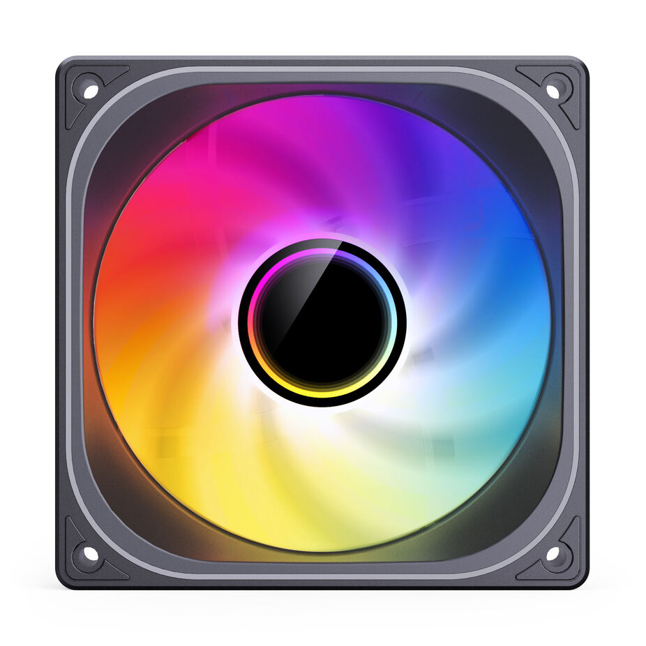 Jonsbo ZB-120BR 120mm Black PWM Addressable RGB 65.26 CFM 1-Pack