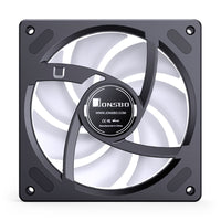Jonsbo ZB-120BR 120mm Black PWM Addressable RGB 65.26 CFM 1-Pack