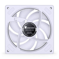 Ventilateur Jonsbo ZB-120, Reverse Blade, PWM, ARGB - 120mm, blanc
