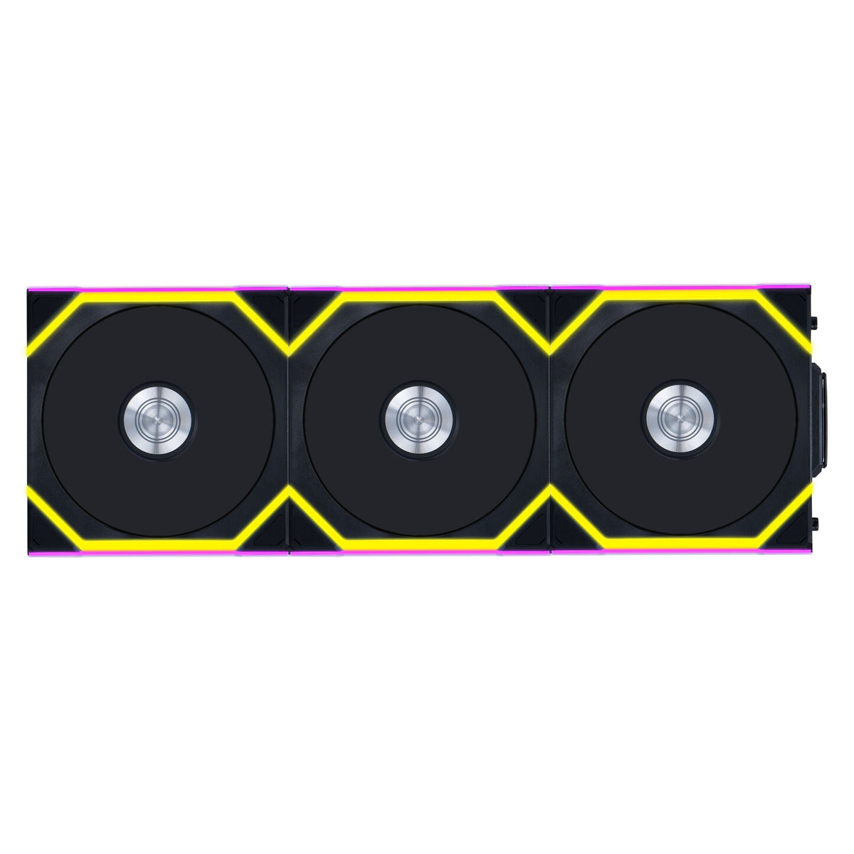 Lian Li UNI FAN SL Wireless 120 Reverse Blade 120mm Black Addressable RGB PWM 64 CFM 3-Pack