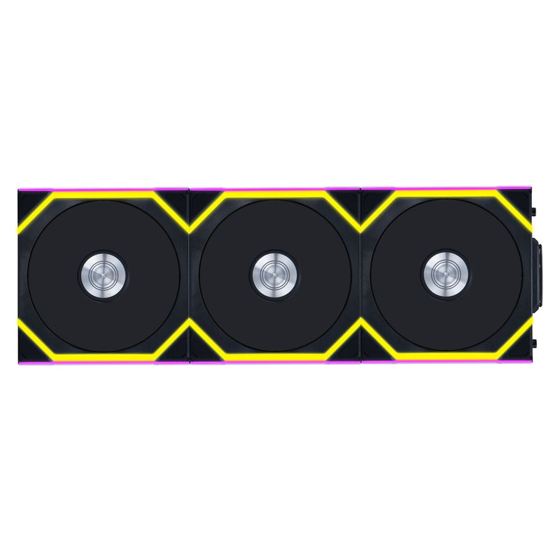 Lian Li UNI FAN SL Wireless ARGB PWM Lüfter, 3er-Pack inkl. Controller - Reverse Blade, 120 mm, schwarz