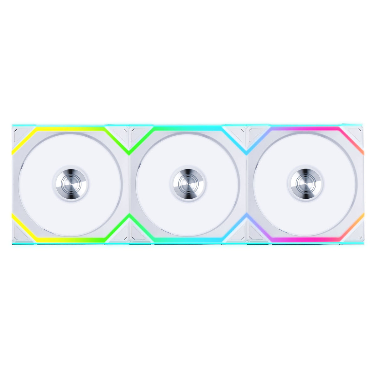 Lian Li UNI FAN SL Wireless 120mm White ARGB PWM Reverse Blade Pack of 3