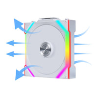 Lian Li UNI FAN SL Wireless 120mm White ARGB PWM Reverse Blade Pack of 3