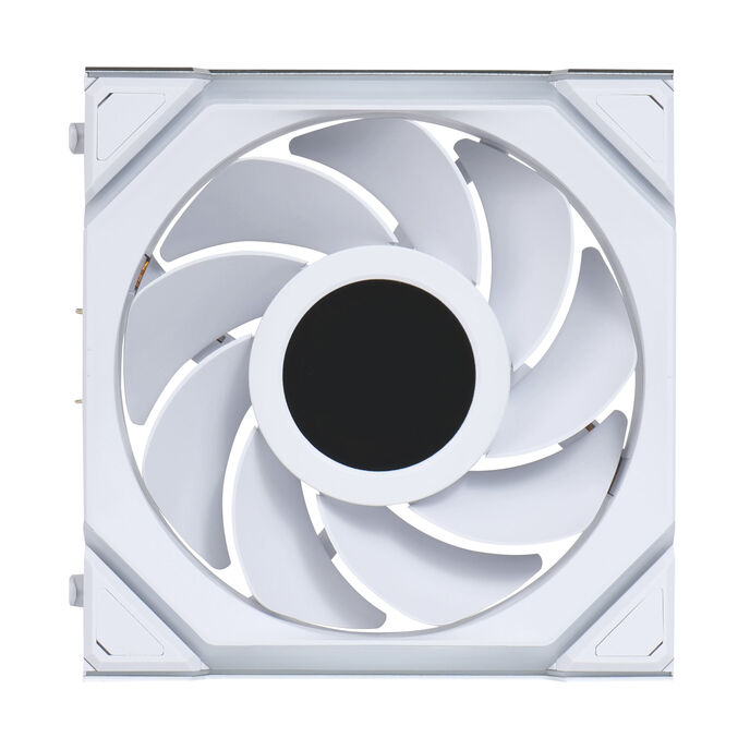 Lian Li UNI FAN SL Wireless LCD Lüfter, ARGB, PWM - Reverse Blade, 120 mm, weiß