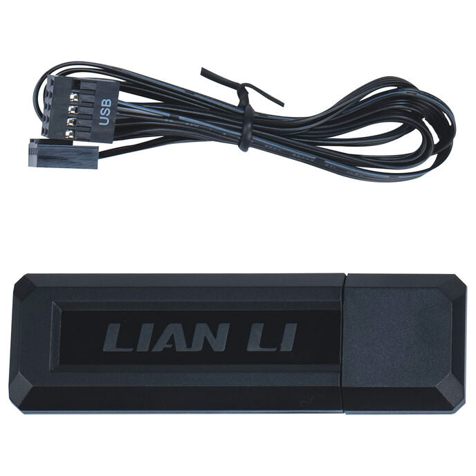 Lian Li UNI FAN SL Wireless LCD 120mm Black Addressable RGB PWM 51.45 CFM Reverse 3-Pack