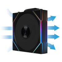 Lian Li UNI FAN TL Wireless 90.1 CFM 120mm Black PWM Addressable RGB 3-Pack