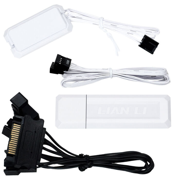 Lian Li UNI FAN TL 120mm Addressable RGB PWM Wireless 90.1 CFM White 3-Pack