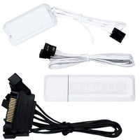 Lian Li UNI FAN TL Wireless Lüfter, ARGB, PWM, 3er-Pack - 120 mm, weiß