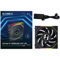 Lian Li UNI FAN TL LCD Wireless 120mm Black