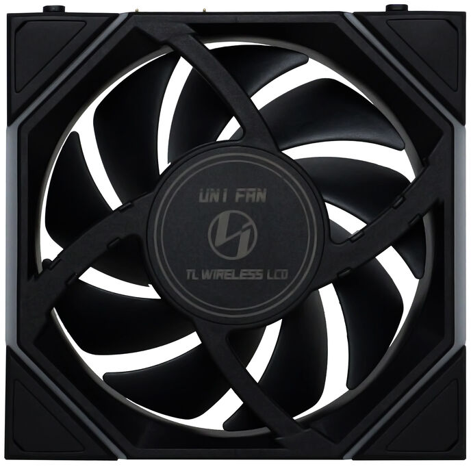 Lian Li UNI FAN TL120 LCD Wireless 120mm Black Reverse Blade