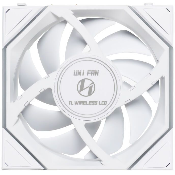 Lian Li UNI FAN TL120 LCD Wireless 120mm White Reverse Blade